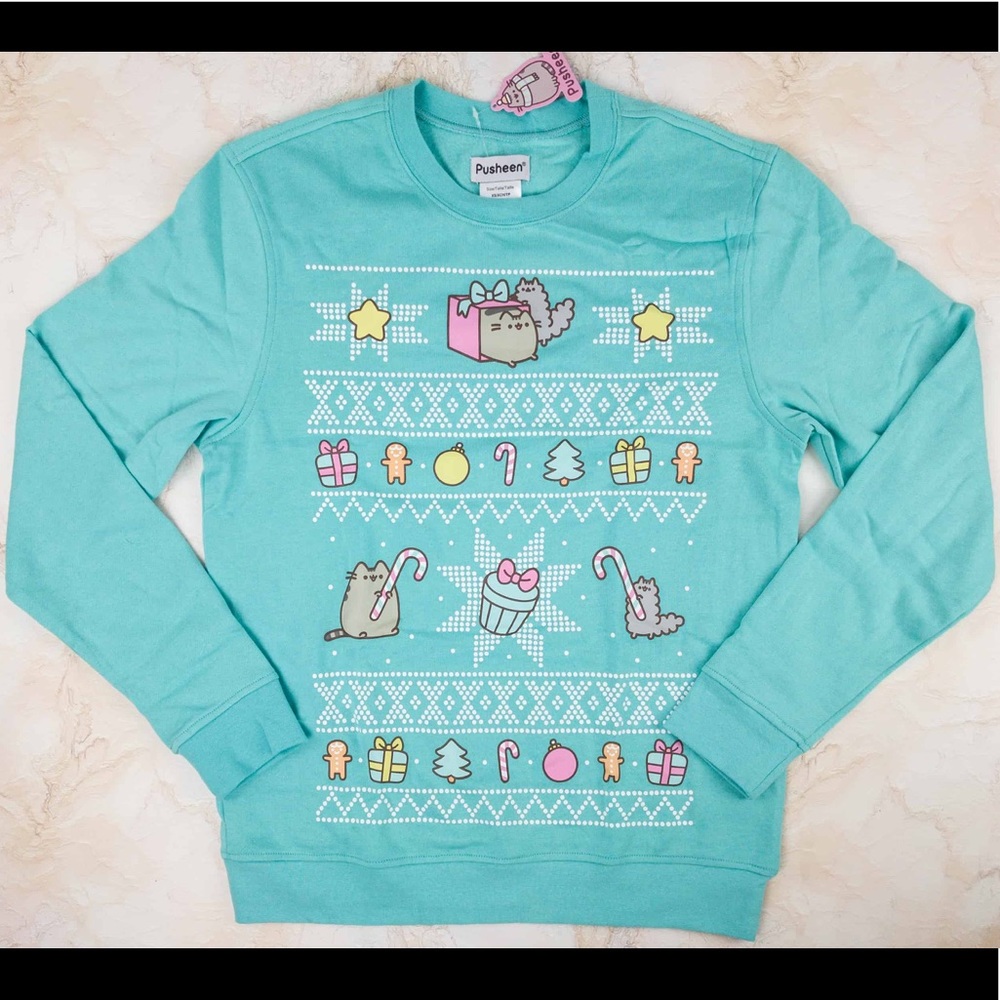 NWT Pusheen Holiday Sweater Winter 2017 Exclusive